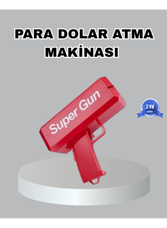 Para Saçma Makinesi Kırmızı Model 100’lü Para Hediyeli