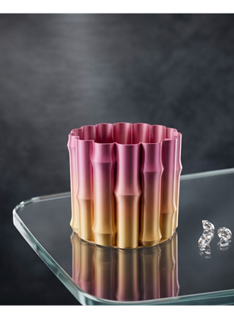 3D Dekoratif Mor Sarı Vazo Modern Tasarım Estetik Ev Aksesuarı