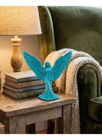 3D MELEK İNSAN TURKUAZ