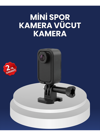 Vlog, Seyahat ve Günlük Video Çekimleri İçin Mini Kamera
