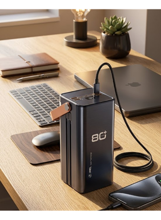 Yüksek Kapasiteli Powerbank 80000 mAh Hızlı Şarj Özellikli Çok Portlu Taşınabilir Şarj Cihazı