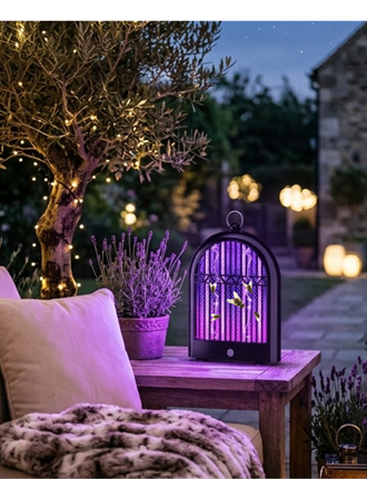 Şarjlı UV Böcek Öldürücü Lamba Balkon ve Bahçe İçin Uygun