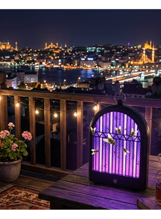 Şarjlı UV Sivrisinek Öldürücü Lamba Sessiz ve