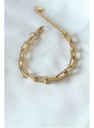 316L Çelik Gold Renk Tifany Model Kadın Bileklik