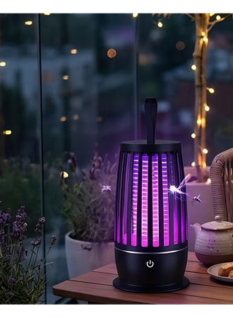 Elektrikli Sivrisinek Öldürücü UV Işıklı Sessiz Çalışma Geniş Alan Etkili Gece Lambalı