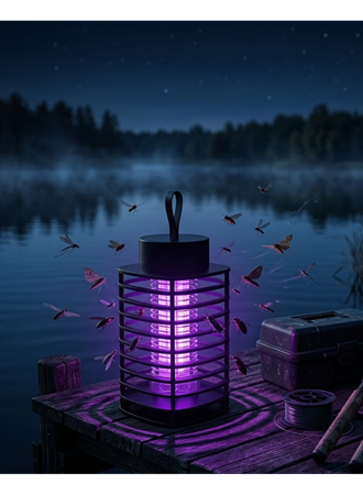 UV Işıklı Sivrisinek Kovucu Lamba Sessiz Çalışma ve Güçlü Elektrik Sistemi
