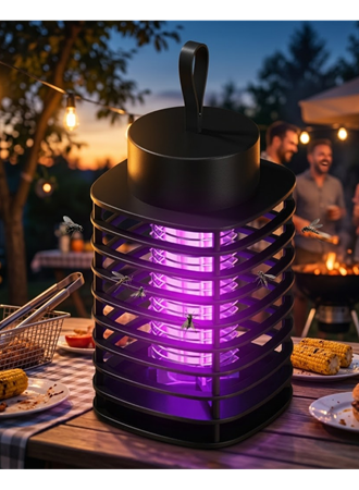 Taşınabilir Sivrisinek Öldürücü Lamba Duvara Asılabilir ve Masaüstü Kullanım