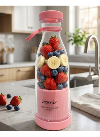 USB Şarjlı Mini Blender Taşınabilir Smoothie Yapıcı Hafif ve Pratik Tasarım