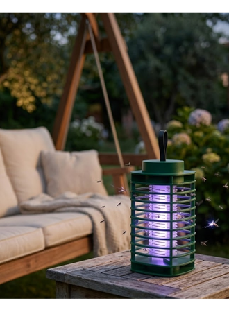 Elektrikli Sinek Öldürücü Lamba UV LED Teknolojili Sessiz ve Etkili