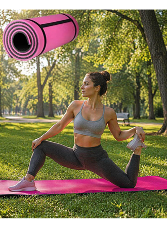 10 mm Spor ve Kamp Matı Çok Amaçlı Kullanım Hafif Taşınabilir Dayanıklı Eva Yapı