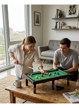 Mini Bilardo Masası Oyuncak Seti Çocuklar İçin Eğlenceli Masa Oyunu