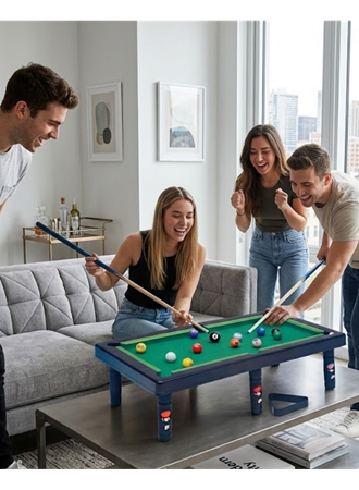 Masaüstü Bilardo Seti 5 Yaş Üzeri Çocuklar İçin Eğitici Oyuncak