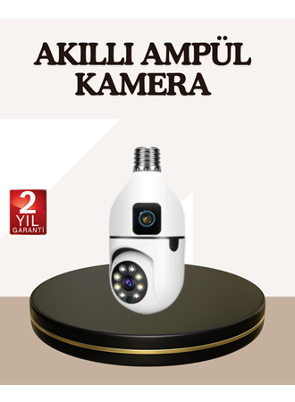 İki Yönlü Sesli WiFi Kamera – Ampul Tipi Ev ve Ofis Güvenlik Kamerası