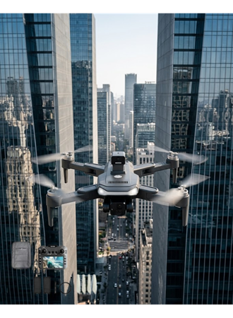 GPS ve Engel Sensörlü Katlanabilir Drone Uzun Uçuş Süresi ve Stabil Görüntüleme Teknolojisi