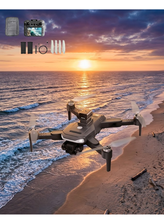 Akıllı Takip Özellikli 4K Drone Katlanabilir Tasarım Uzaktan Kontrollü Profesyonel Çekim Dronu