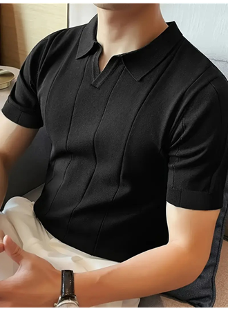 Erkek Kısa Kollu Polo Yakalı Triko Tshirt
