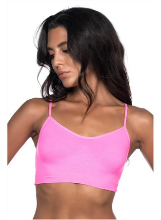 Neon Fuşya MI Emay 4003 Soft İp Askı Büstiyer