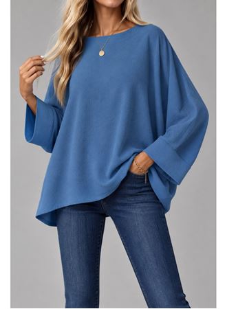 Oversize Yarasa Kol Bluz