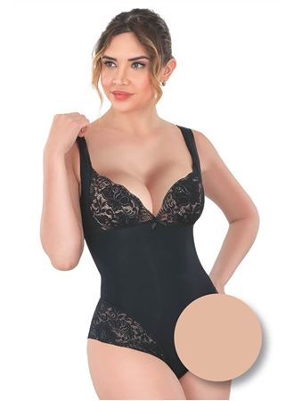 Ten Dantelli Agraflı Body Korse