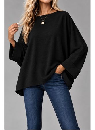 Oversize Yarasa Kol Bluz