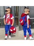 SPİDERMAN YELEKLİ ÇANTALI TAKIM