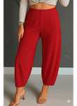 Kadın Yüksek Bel Krep Pantolon