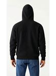 Samuray Ninja Çift Kapüşonlu ZIP Fermuarlı Kanguru Cepli Tam Fermuarlı Hoodie Sweatshirt - Siyah