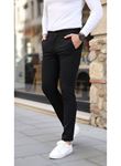 Erkek Slim Fit Likralı Gabardin Pantolon