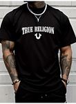 Erkek True Religion Baskılı Süprem T-shirt