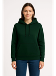 Üç İplik Kapüşonlu Kanguru Çepli SweatShirt Hoodie - Haki