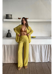GÖMLEK-PANTOLON TAKIM CUPRA KUMAŞ - Yağ Yeşili