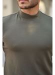 Erkek Yarım Balıkçı Yaka Kısa Kollu T-shirt