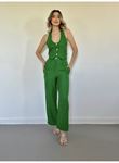 Yeşil Yelek Ve Pantolon Takım