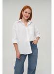 Tek Cepli Ekru Gömlek