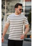 Erkek çizgili Kısa Kollu T-shirt