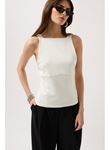 Sırt Kurdele Detay Bluz