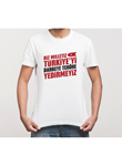 15 Temmuza Özel Tasarım YEDİRMEYİZ Baskılı T-shirt - Beyaz