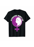 8 Mart Dünya Kadınlar Günü İçin Özel Baskılı T-shirt - Siyah