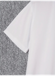 Baskılı Oversize Bisiklet Yaka T-shirt - Beyaz