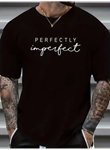 Erkekler Için PERFECTLY Günlük Tişört  - Siyah