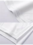 Baskılı Oversize Bisiklet Yaka T-shirt - Beyaz