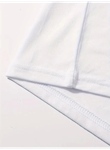 Baskılı Oversize Bisiklet Yaka T-shirt - Beyaz