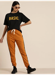 Baskılı T-shirt - Siyah