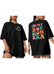 Bisiklet Yaka Kısa Kol Baskılı T-shirt - Siyah