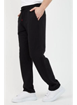 Üç İplik Basic Eşofman Pantolon - Siyah