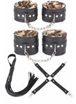 Deri Leoparlı 4'lü Harness Set