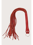 Deri Fantezi Harness Kırmızı Kırbaç