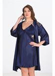2'li Lacivert Sabahlık Takımı Bigsize 6208