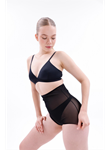 Siyah MI EMAY 2706 Lazer Tül Toparlayıcı Slip Hayalet Külot Korse