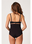Siyah MI Emay 2708 Lazer Yüksek Bel Kesim Slip Hayalet Korse